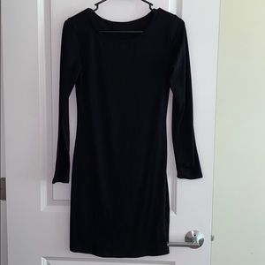 Black tight dress